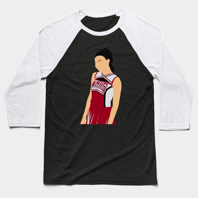 Glee Santana Lopez Digital Art Baseball T-Shirt by senaeksi
